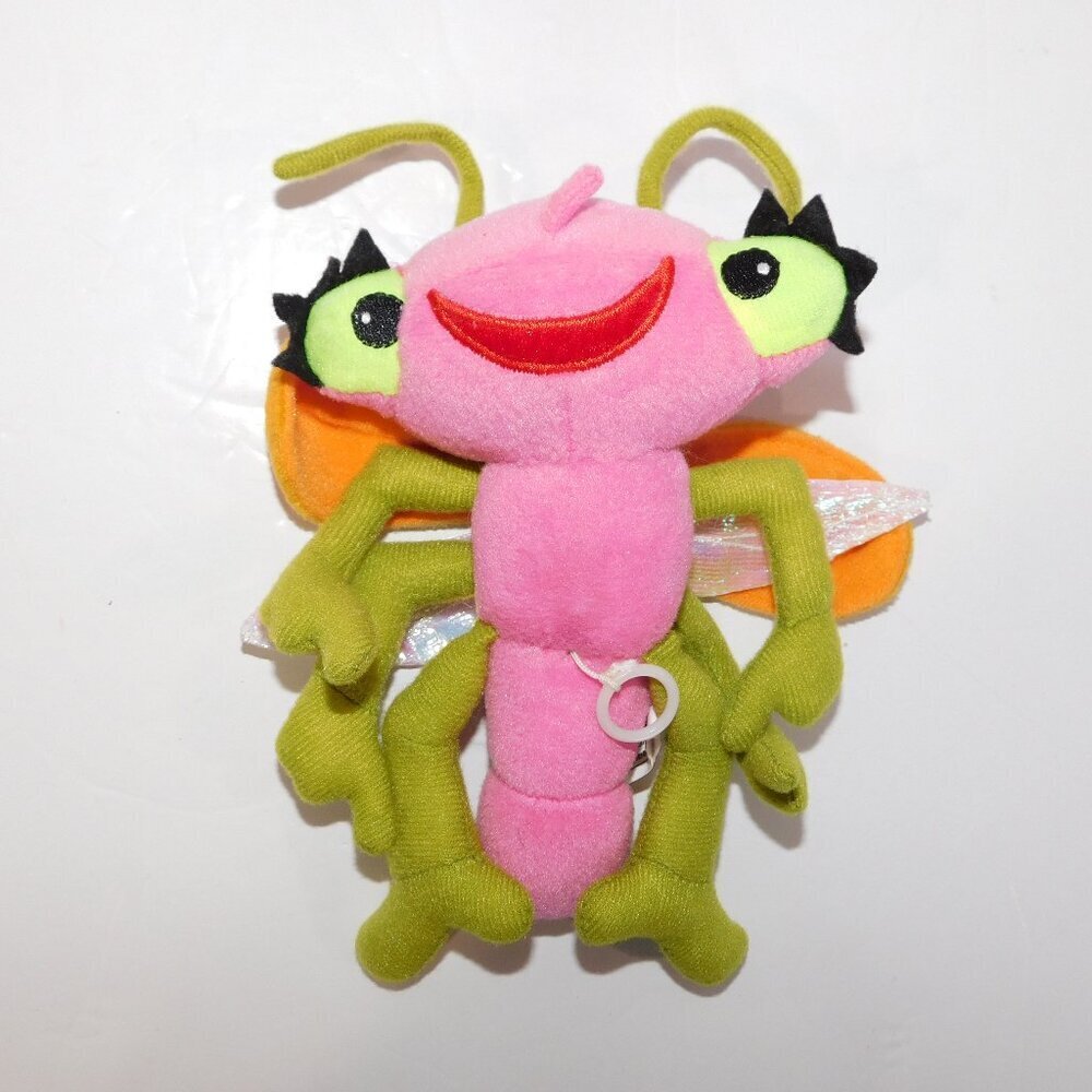 VTG Miss Spider's Sunny Patch Friends Pink Beetle Shimmer 6" Plush Vibrating